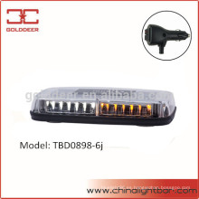 LED de 36W magnético blanco de ámbar luz estroboscópica Mini Lightbar (TBD0898-6j)